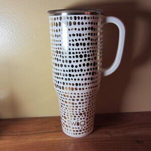 swig 40 oz mega tumbler glamazon white gold (w3535)